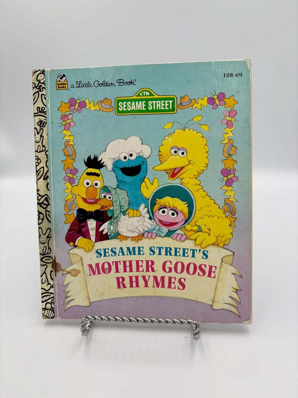 Vintage 1993 Sesame Street Mother Goose Rhymes – Little Golden Book – Classic Ch